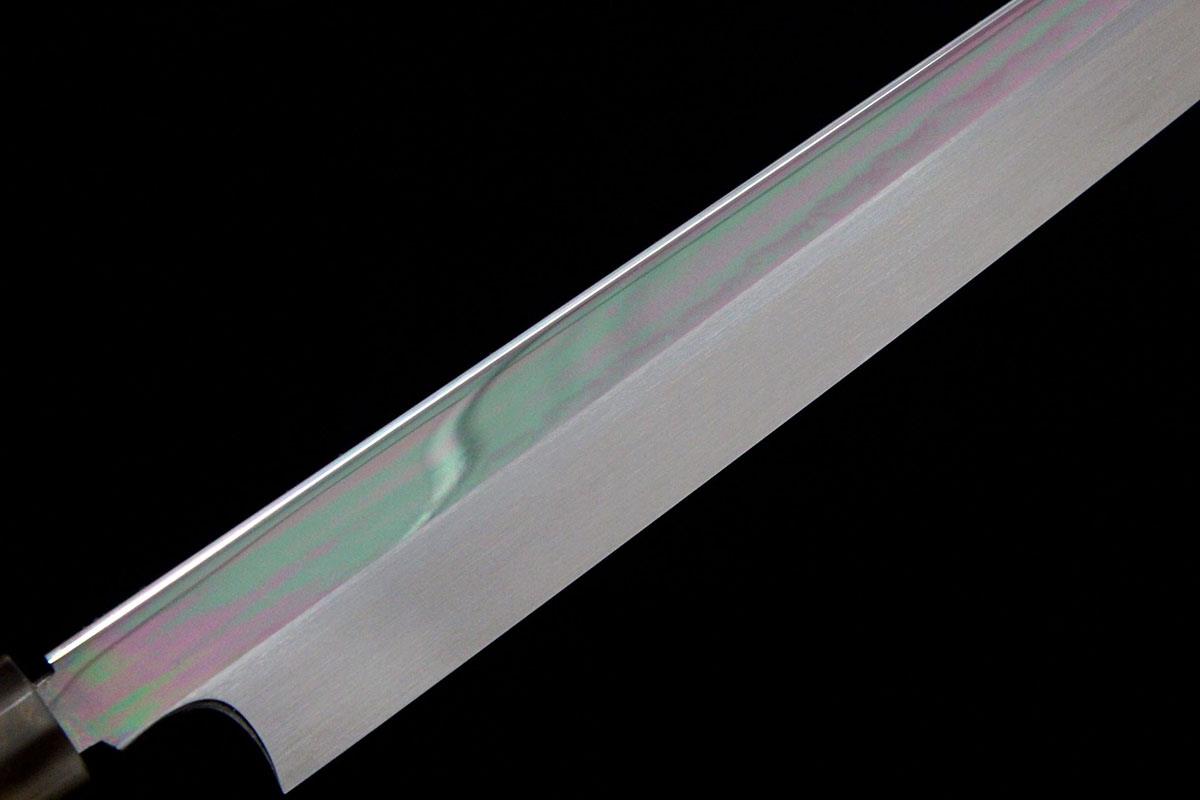 楽天市場】【中古】【未使用品】無銘 切付型柳刃包丁 九寸 水本焼 平