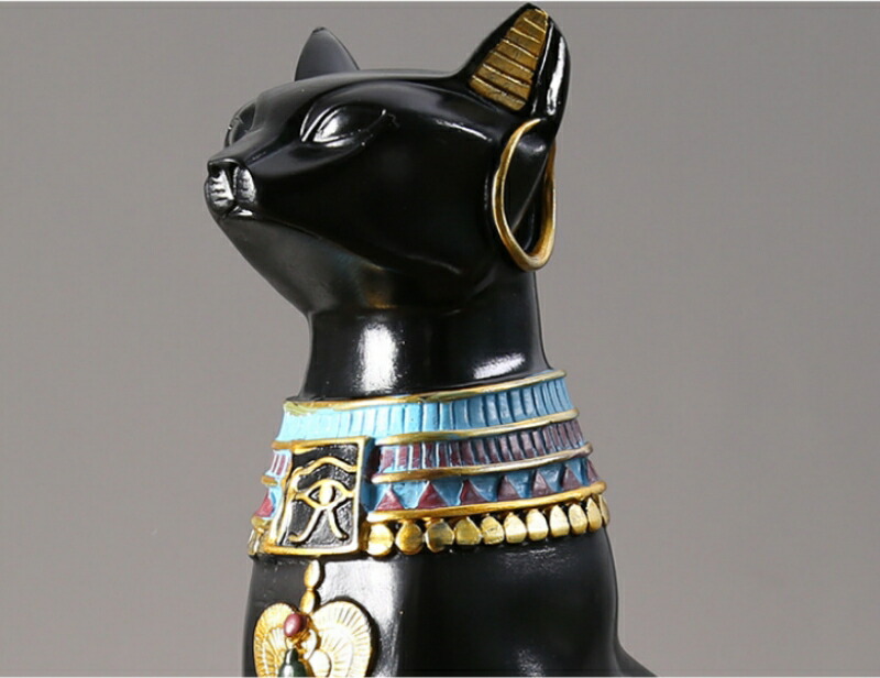 楽天市場】エジプト風猫の置物 インテリア オブジェ 置物 小物 モダン