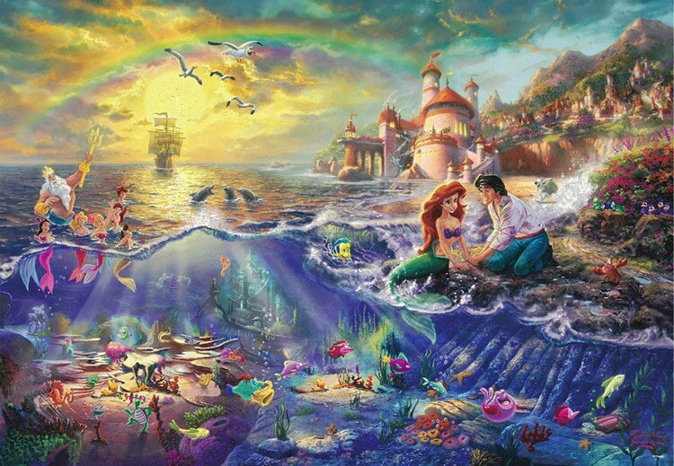 楽天市場】ジグソーパズル The Little Marmaid(リトルマーメイド) 1000