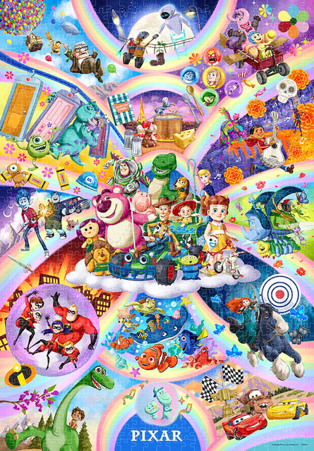 楽天市場】ジグソーパズル Popping out！〜 ピクサー キャラクター 大