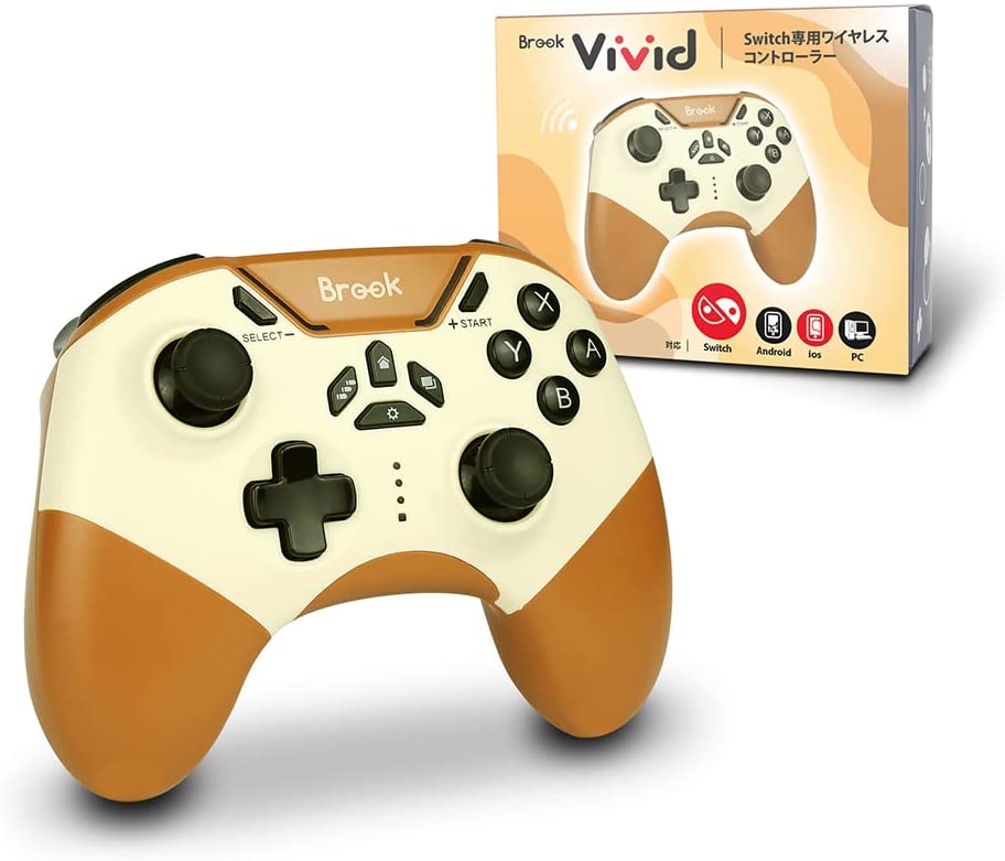 楽天市場】Brook Vivid Switch用 ワイヤレスコントローラー Switch