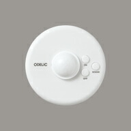 楽天市場】ODELIC 屋内用人感センサー 単4乾電池2本付き