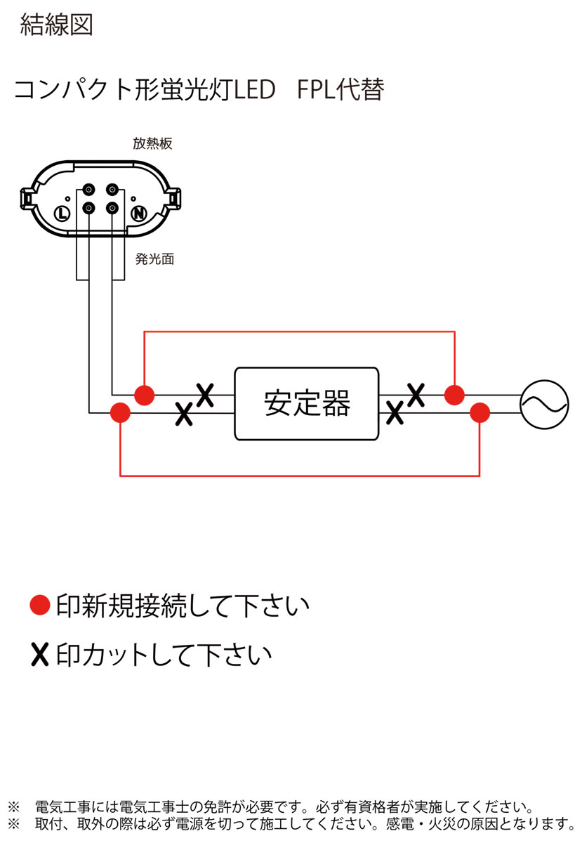 楽天市場】COWELL コンパクト蛍光灯型LEDランプ FPL55W