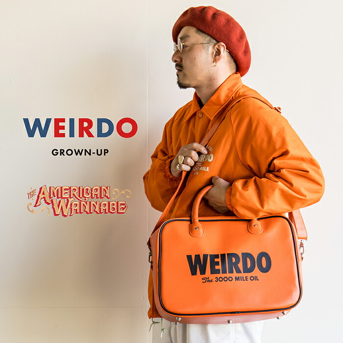 楽天市場】【限定】WEIRDO×AMERICAN WANNABE / 「3000MILE - GYM BAG