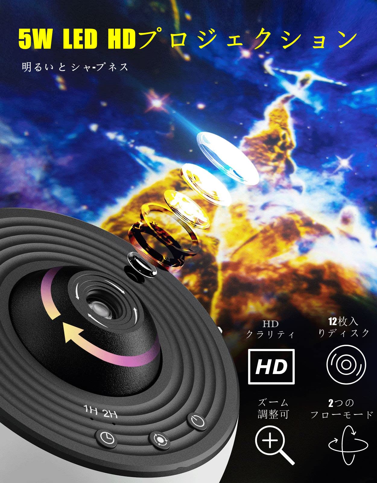 楽天市場】【静音】 プラネタリウム 家庭用 部屋用 ホーム スター