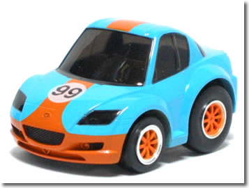 楽天市場】【単品】チョロQ マツダ RX-8 No.99 ガルフカラー (クリア