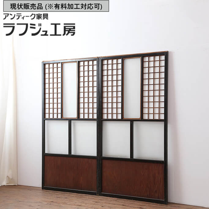 楽天市場】▽現状販売▽ 和製アンティーク 昭和初期 アンティーク建具