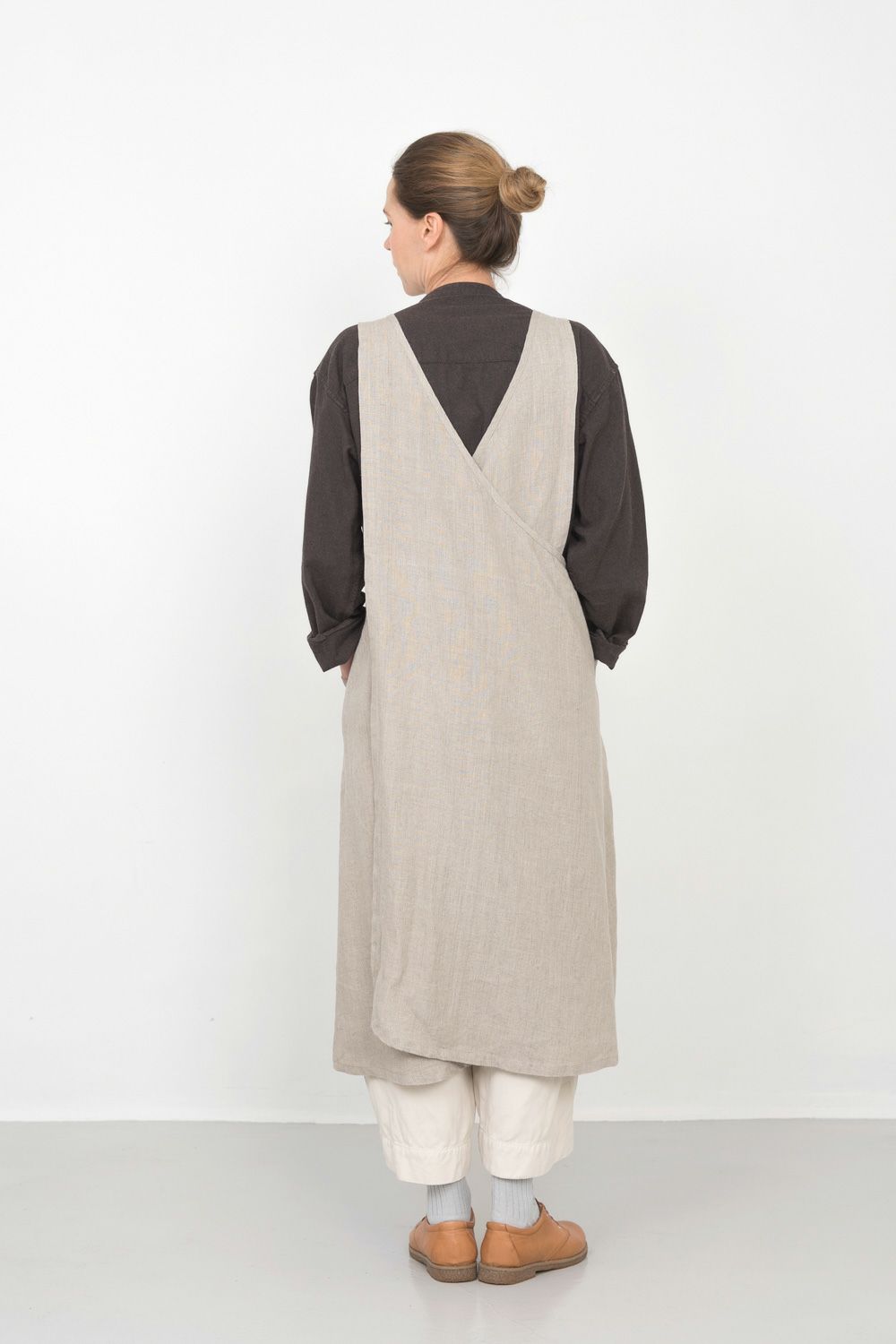 楽天市場】リネン オーバーエプロン fog linen work フォグリネン