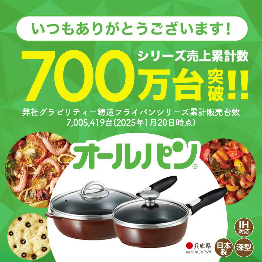 楽天市場】＼ポイント10倍／ フライパン オールパンゼロ 22cm ショコラ