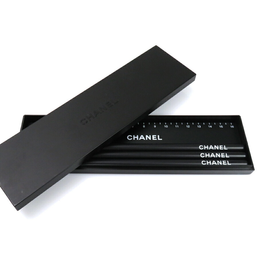 楽天市場】【美品】シャネル CHANEL 鉛筆 定規セット ノベルティ