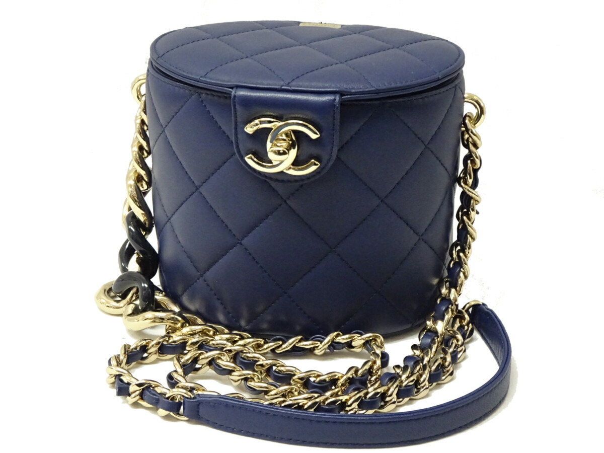 楽天市場】シャネル CHANEL マトラッセ ミラー付 バニティ チェーン