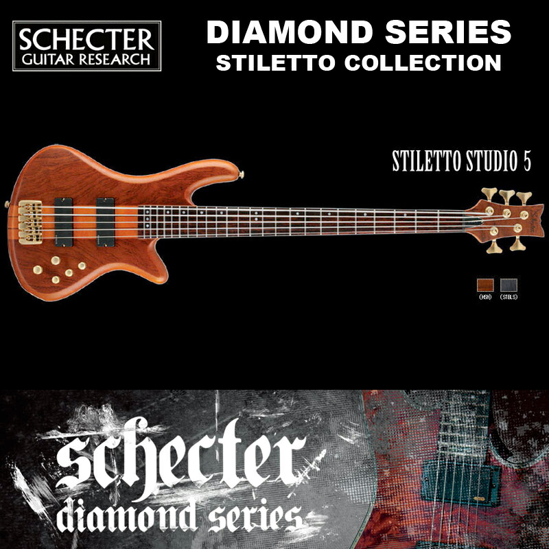 楽天市場】シェクター SCHECTER ベース / STILETTO STUDIO 5 | AD-SL