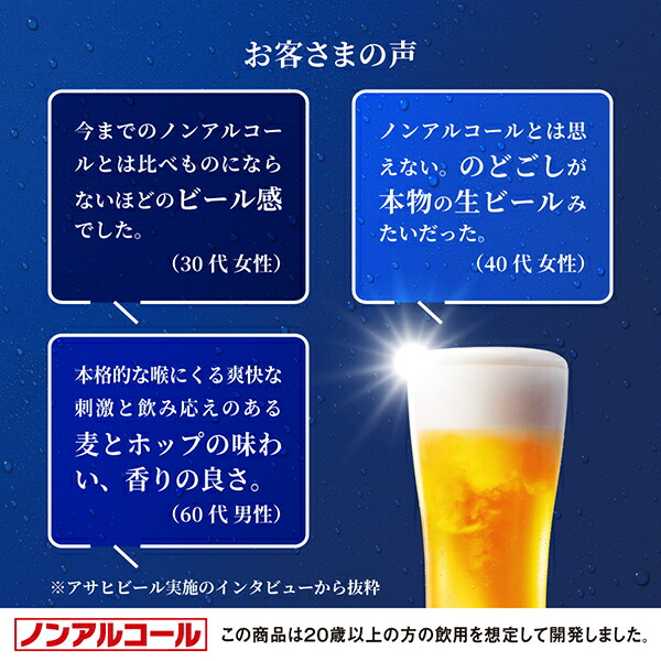 楽天市場】【入荷次第発送】ノンアルコール ビール 送料無料 アサヒ