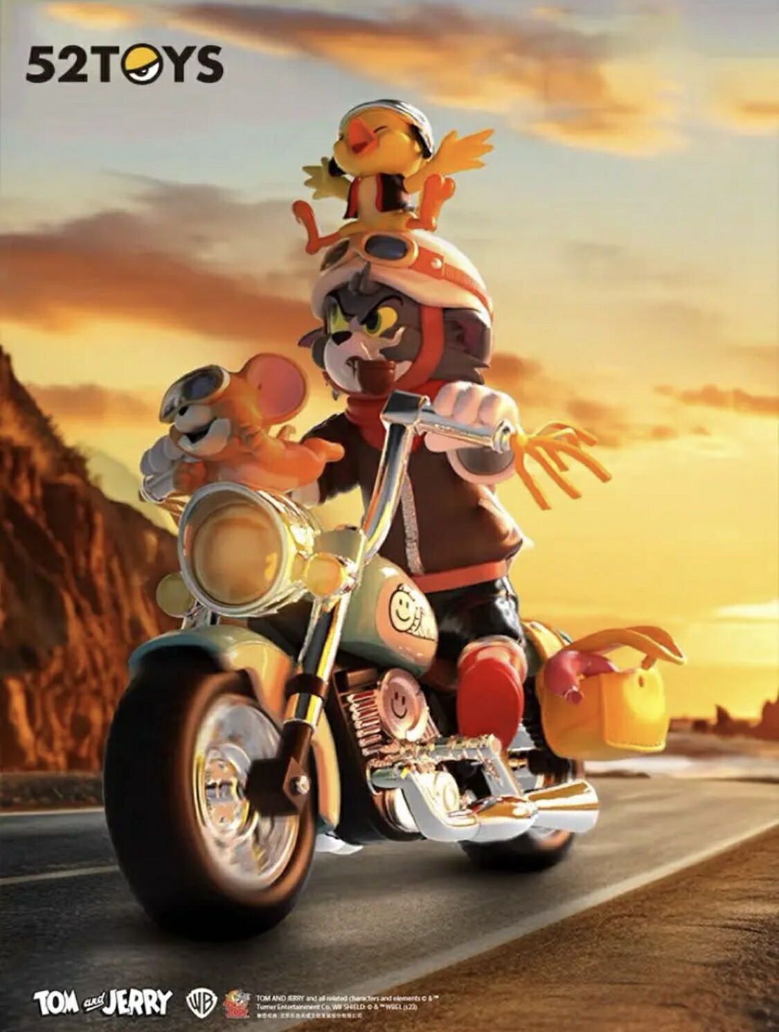 楽天市場】【海外正規品】WarnerBros トムとジェリー レトロバイク