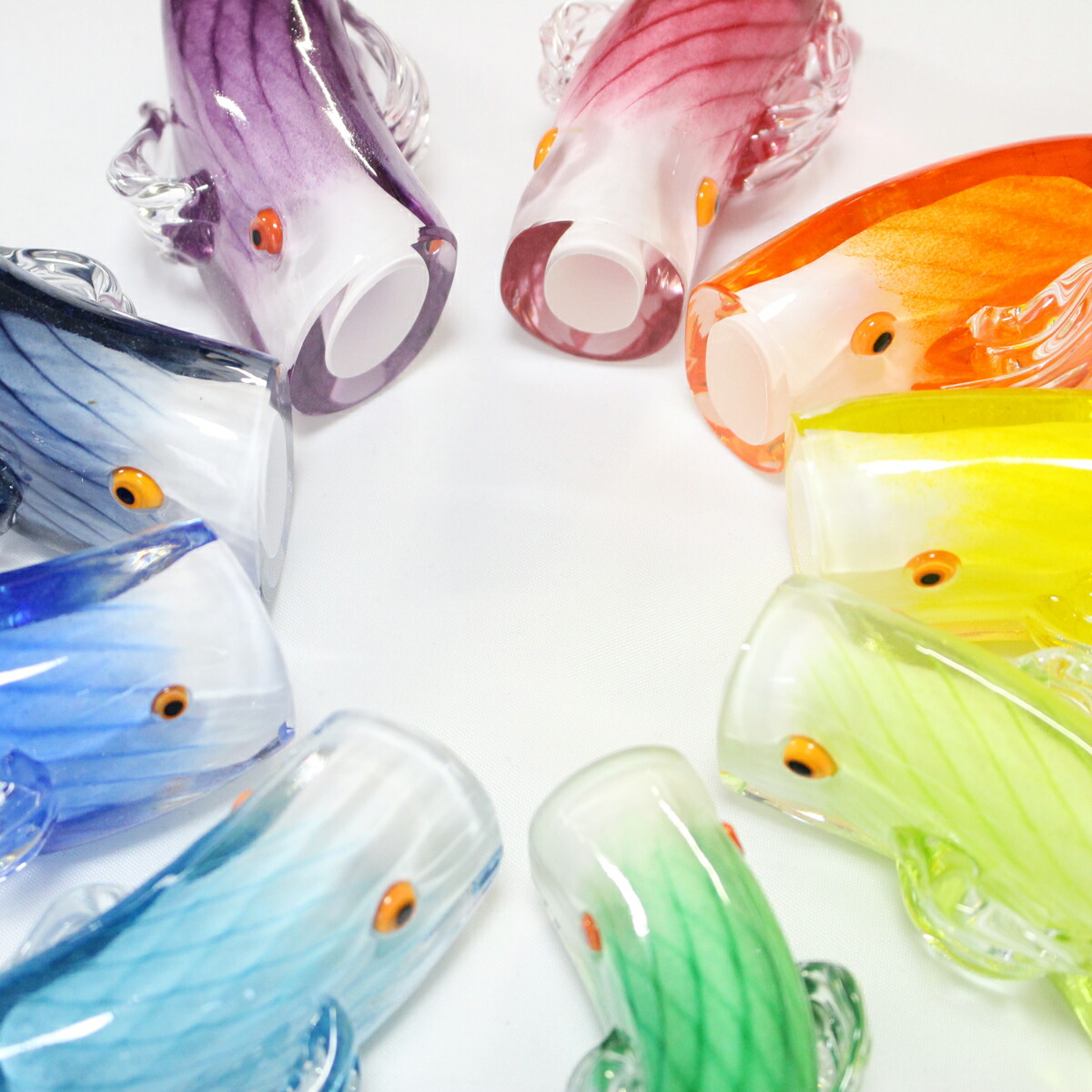 楽天市場】ガラスのこいのぼり （大・黄色） glass calico グラス