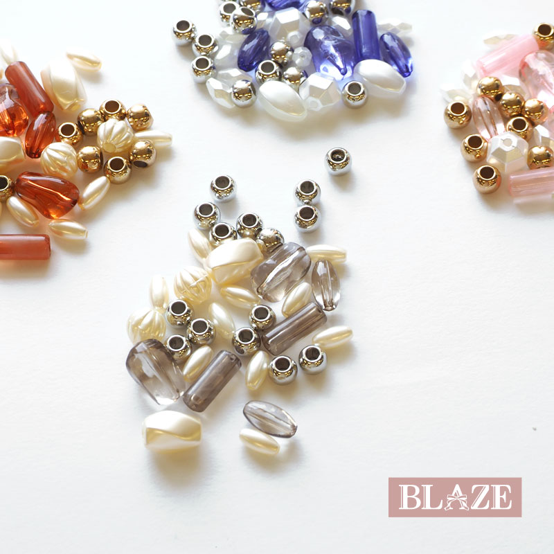 楽天市場】【35個入り】ビーズミックス アクリル パール ハンドメイド
