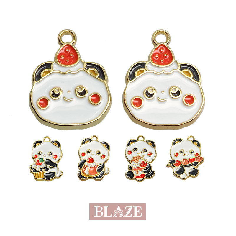 楽天市場】【2個入り】エポチャーム 苺ぱんだ カン付き BLAZE 商用利用