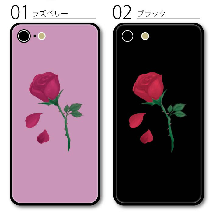 楽天市場】スマホケース ラウンド ガラス 薔薇 バラ ローズ トランプ