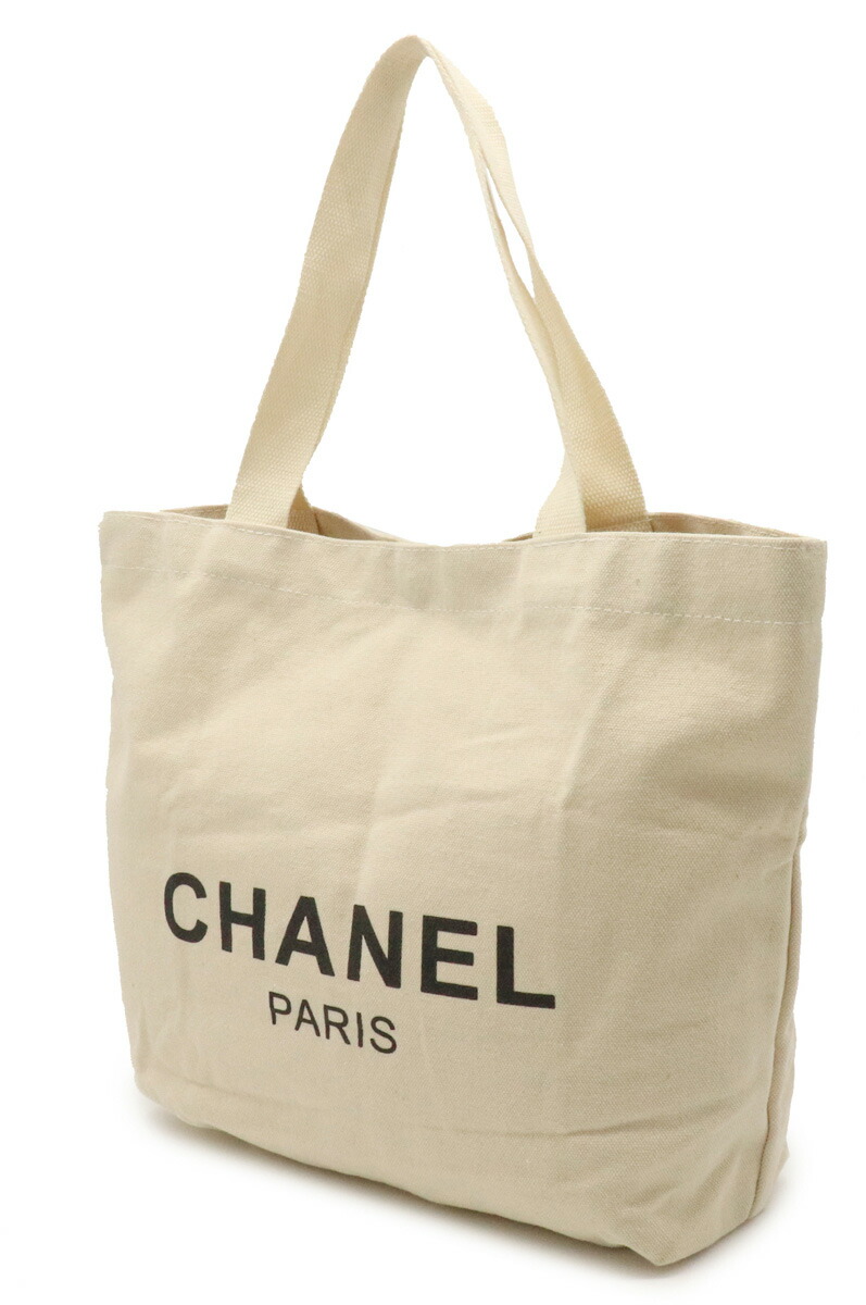 楽天市場】【バッグ】CHANEL シャネル ノベルティ ロゴプリント トート