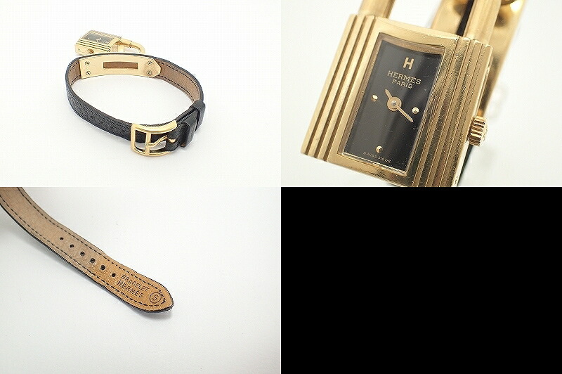 楽天市場】【ウォッチ】HERMES エルメス ケリーウォッチ ブラック文字