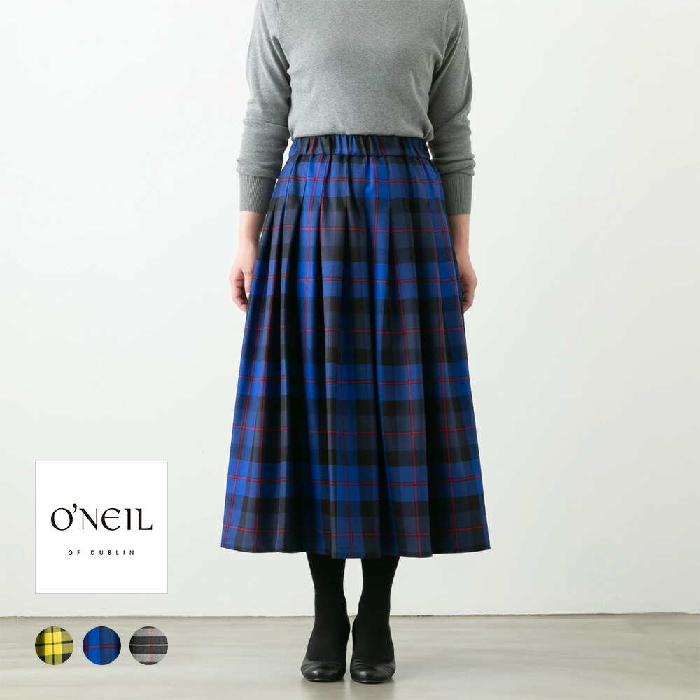 楽天市場】O'NEIL OF DUBLIN オニール・オブ・ダブリン PLEATED SKIRT