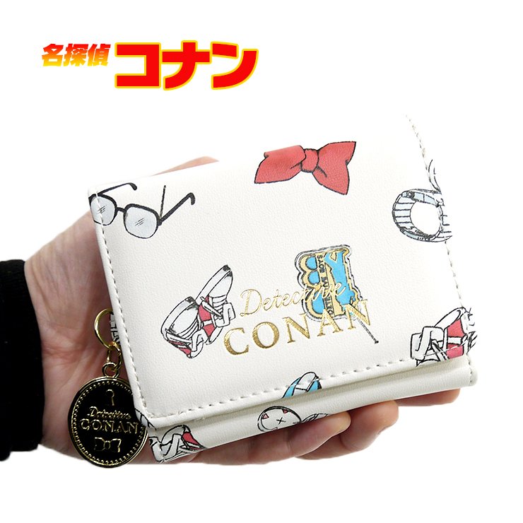 楽天市場】三つ折り財布 名探偵コナン ミニ財布 財布 小さい財布
