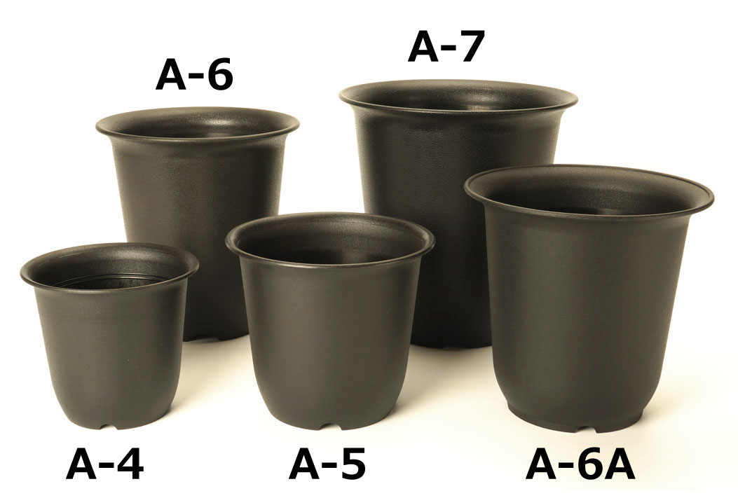楽天市場】植木鉢 4号 A-4 （11個セット） 黒色 深鉢 プラスチック鉢