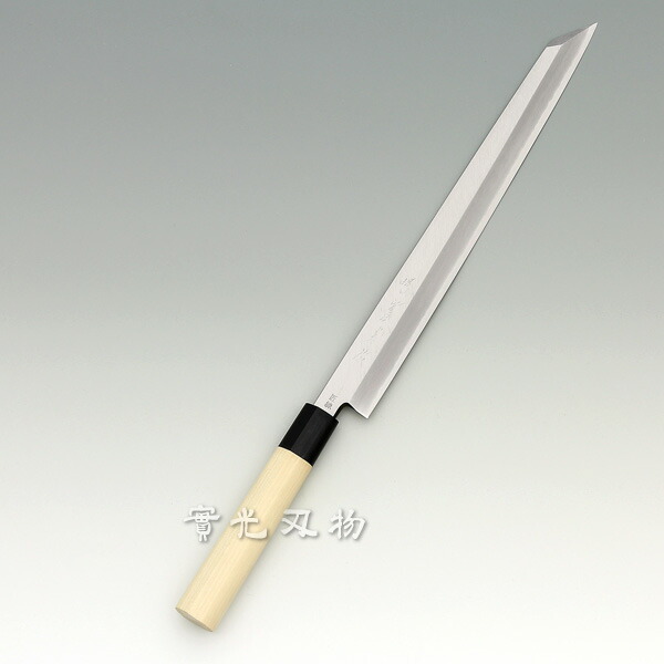 楽天市場】銀三（匠練） 切付刺身 240mm 實光包丁(堺包丁) 贈り物