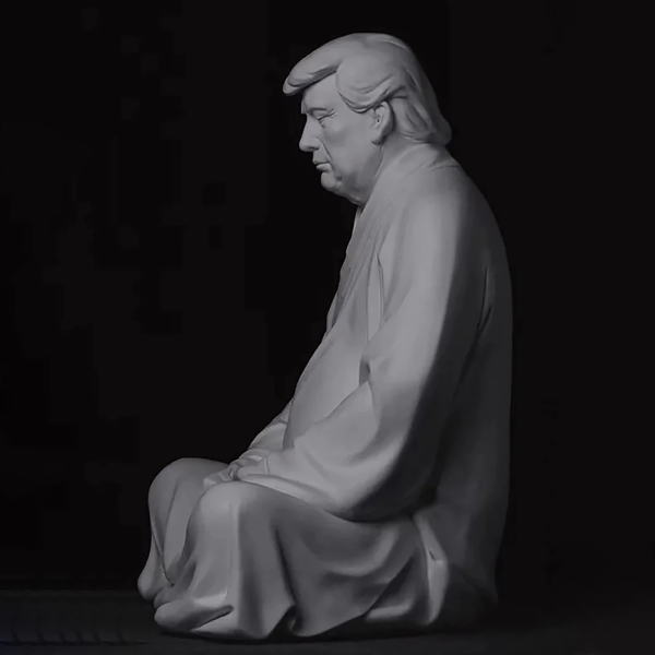 楽天市場】ドナルドトランプ仏像 トランプ置物 トランプ仏像ミニ