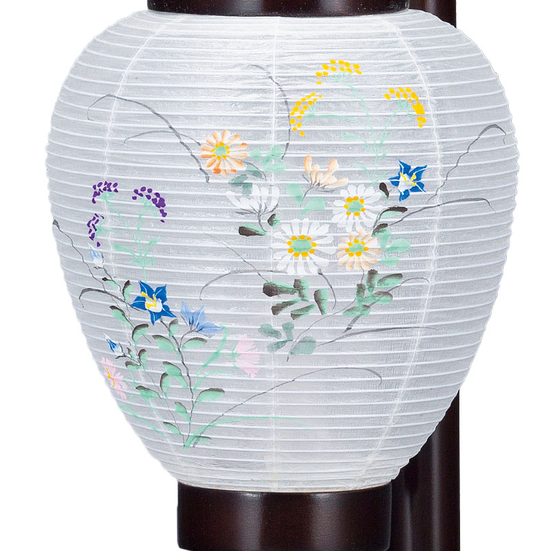 楽天市場】盆提灯 彩華(あやか) 木製 ブラウン色 No.5824 (岐阜提灯