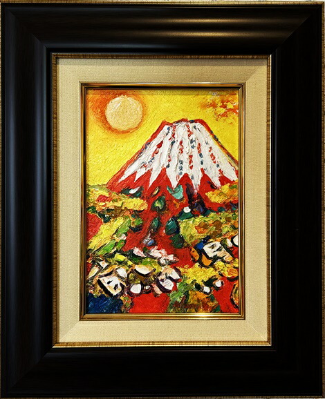 楽天市場】 赤富士・他（風水・縁起）油彩画 : 絵のある暮らし【絵画