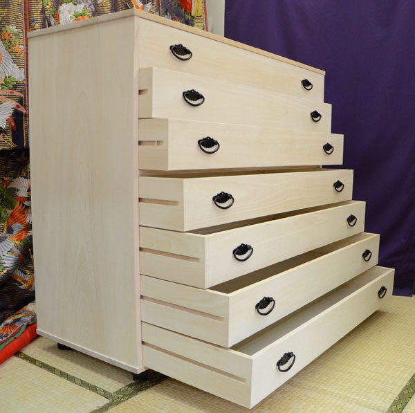 楽天市場】桐たんす 着物 桐タンス 桐箪笥 着物用 7段 桐 押入 収納 た