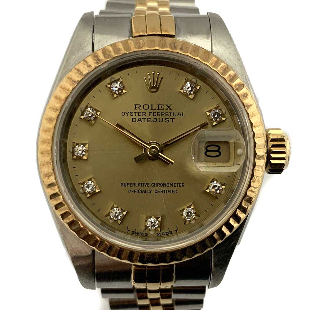楽天市場】o【ROLEX】 69173G デイトジャスト 旧ダイヤ ステンレス