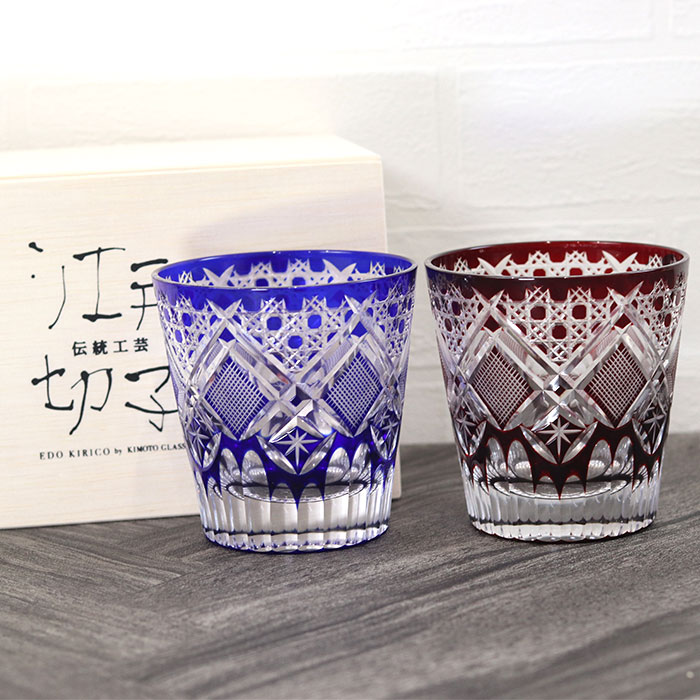 楽天市場】【2点で5％OFFクーポン配布中】 切子グラス ペア 日本製