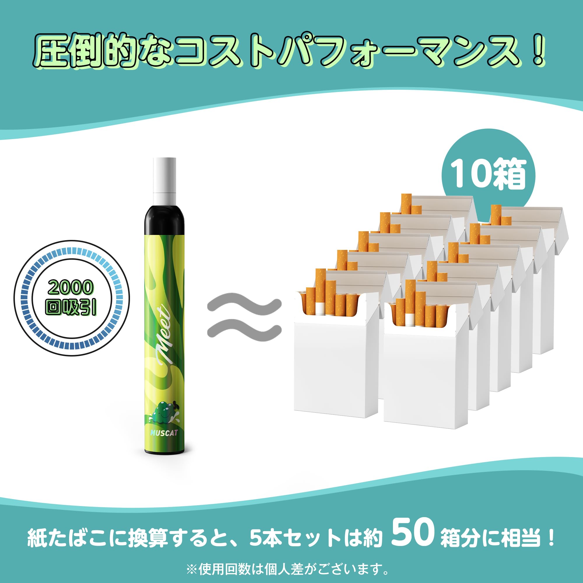 楽天市場】電子タバコ 使い捨て VAPE シーシャ 10000回使用可能 5風味