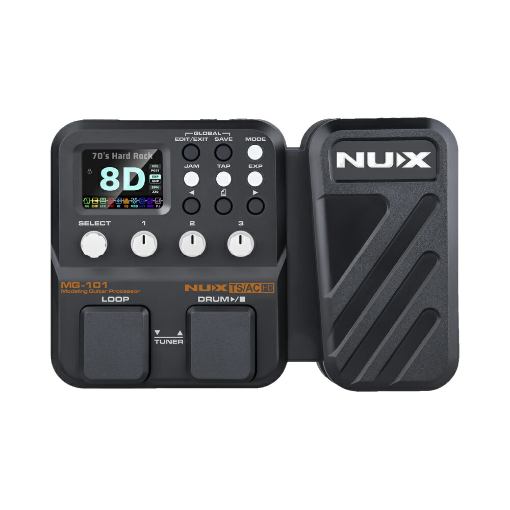 楽天市場】NUX MG-101 ニューエックス マルチエフェクター : MUSICLAND