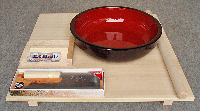 楽天市場】普及型麺打セット 大 （そば・うどんDVD付） A-1260 【豊
