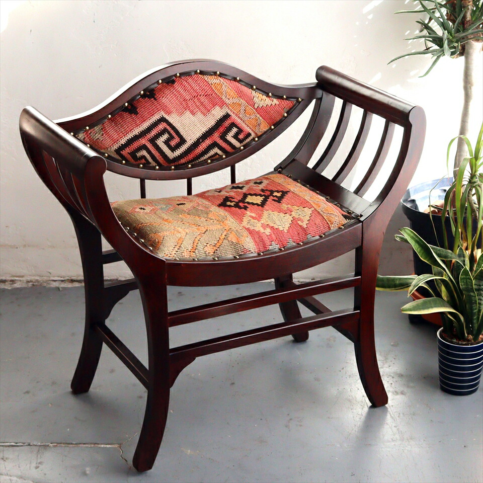 楽天市場】【15%OFFクーポン対象】トルコ木製アームチェア H71×W72