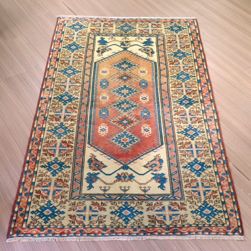 楽天市場】【15%OFFクーポン対象】トライバルラグ トルコ 187×110cm