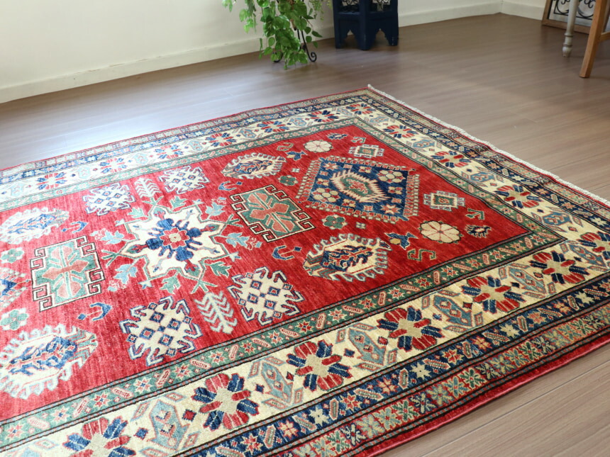 楽天市場】【15%OFFクーポン対象】トルコ絨毯 手織りラグ 208×156cm
