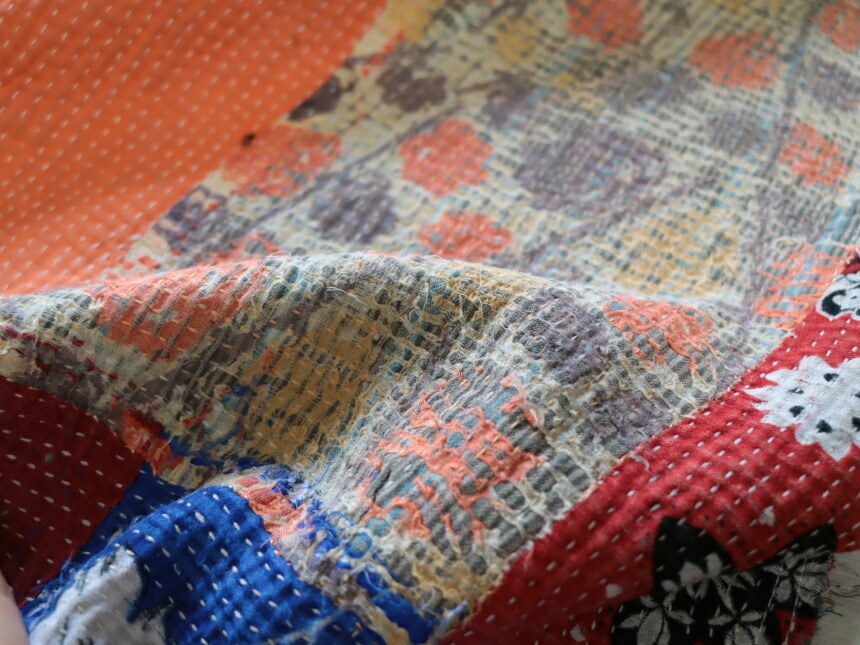 楽天市場】【10%OFFクーポン対象】インド カンタ刺繍 パッチワーク