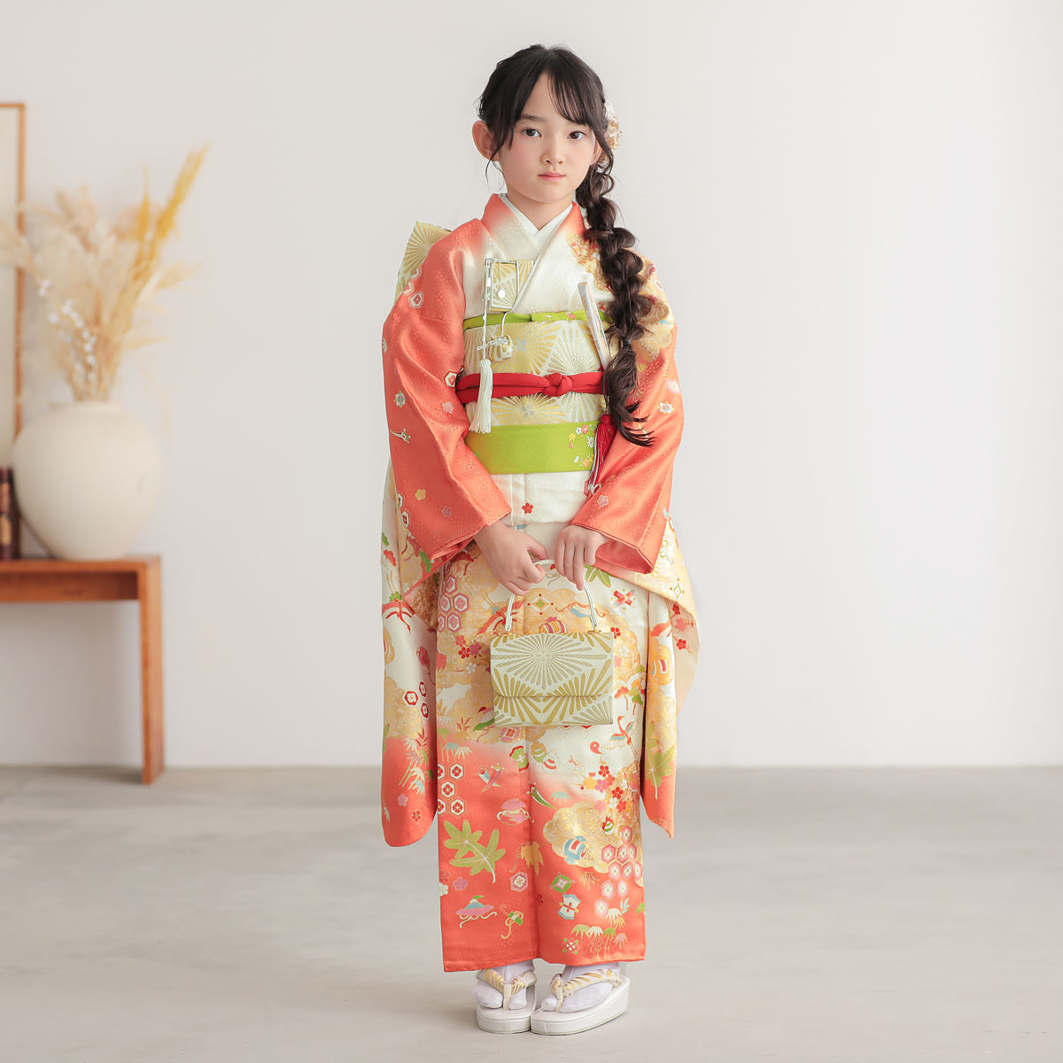 楽天市場】【レンタル】753 七五三 着物 7歳 フルセット 女の子