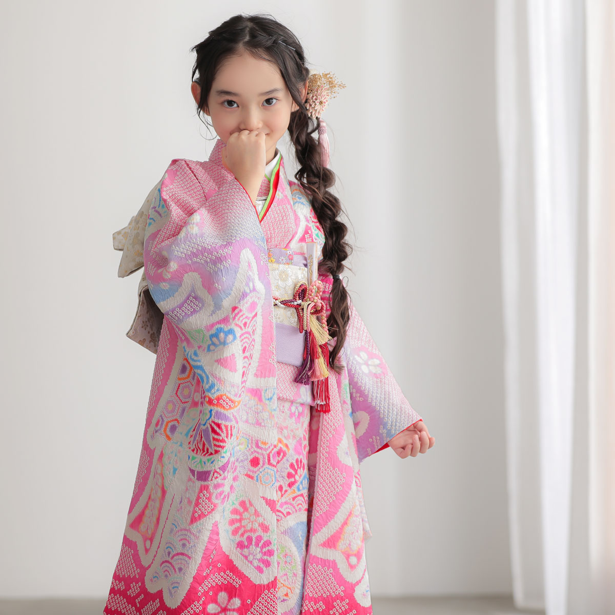 楽天市場】【レンタル】753 七五三 着物 7歳 フルセット 女の子