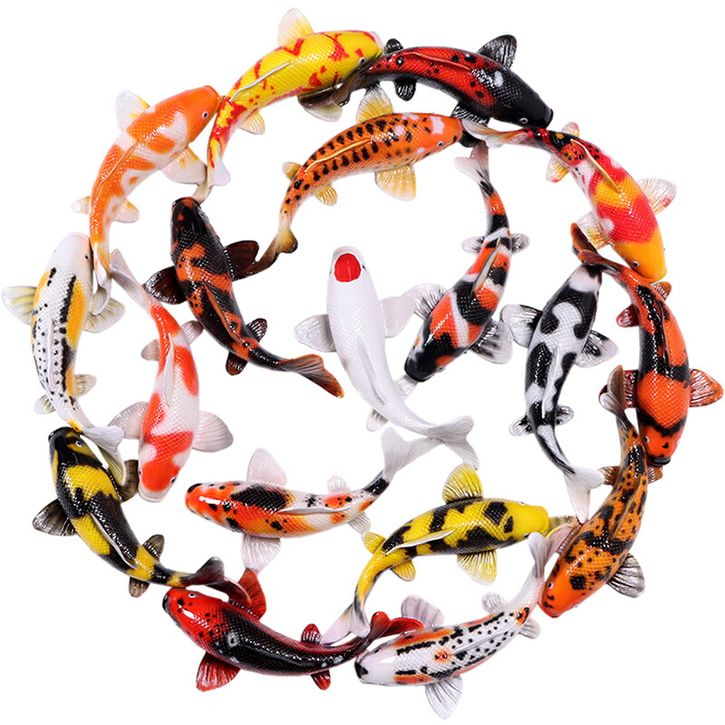 楽天市場】動物 オブジェ 泳ぎ回る鯉の壁掛け100cm Koi Lucky 18 Wall