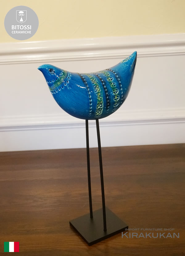 楽天市場】BITOSSI ビトッシ イタリア製 置物 鳥 リミニブルー