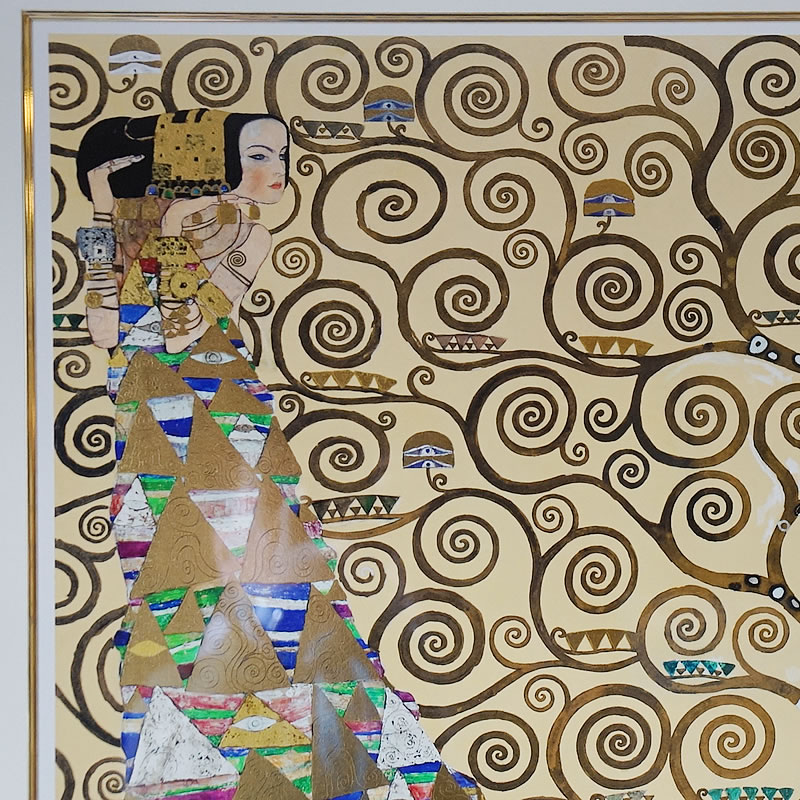 楽天市場】【スーパーセール価格】 絵画 インテリア クリムト 生命の樹
