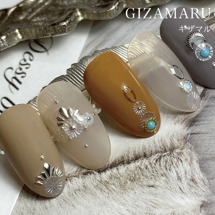 楽天市場】KiraNail GIZAMARU 20個入り ☆ ネイルパーツ ジェルネイル