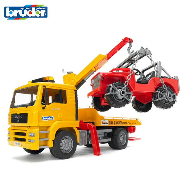 楽天市場】【特典あり】bruder ブルーダー MAN レッカークレーン