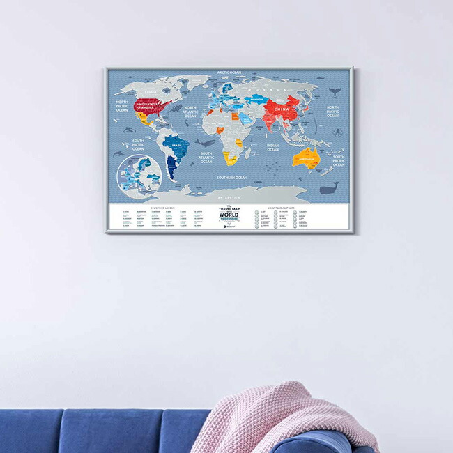 楽天市場】【特典あり】Travel Map Weekend World トラベルマップ