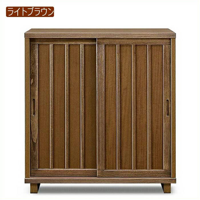 楽天市場】下駄箱 シューズボックス 完成品 和風 引き戸 幅90cm 桐無垢